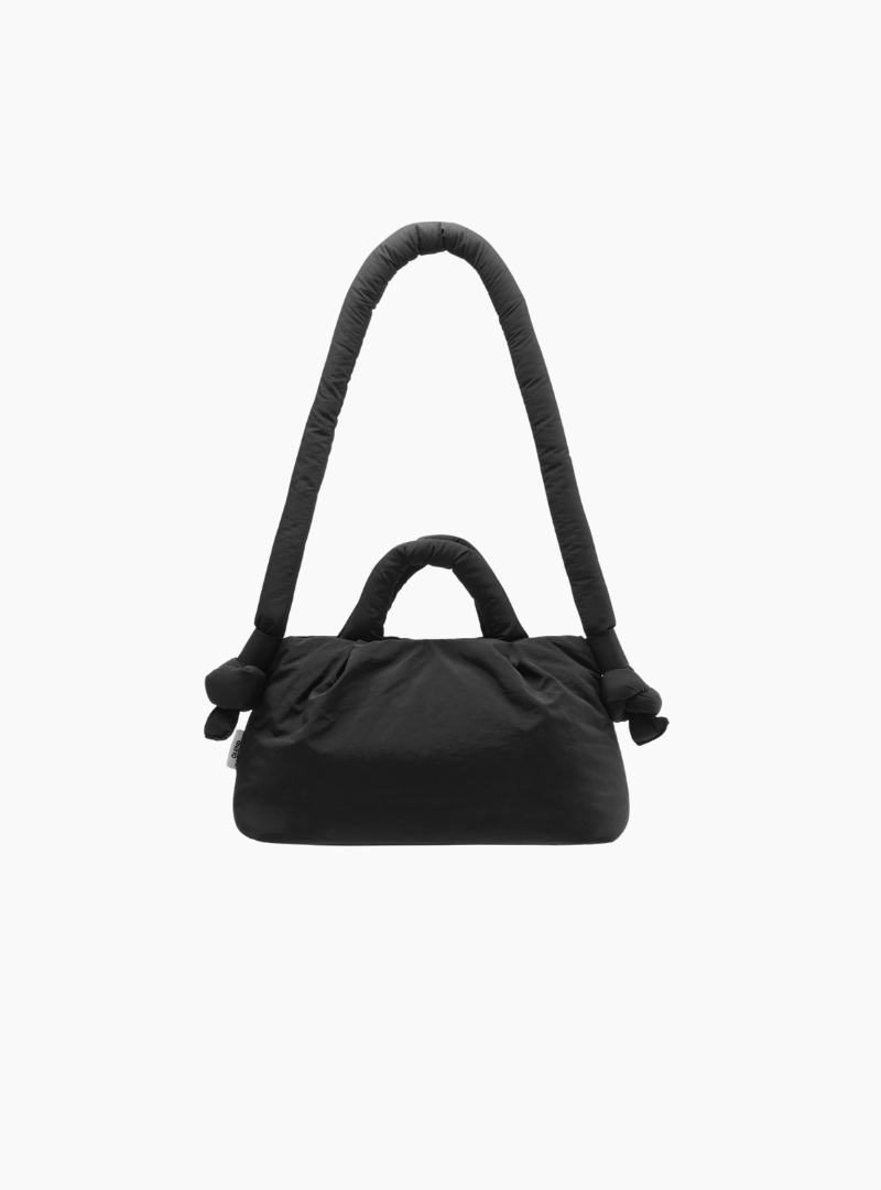 Bolso Mini Ona Soft Bag Black acolchado en nylon impermeable