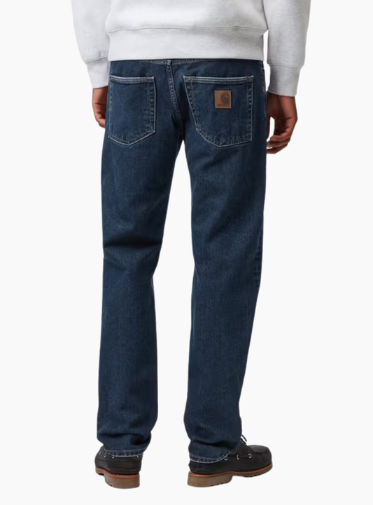 Pantalón vaquero Carhartt WIP Klondike Pant azul lavado en denim orgánico Maitland