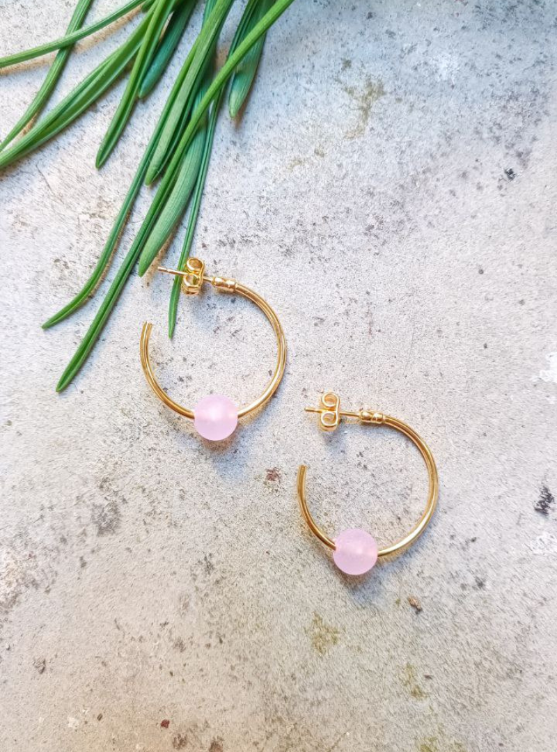 pendientes-eos-rosa