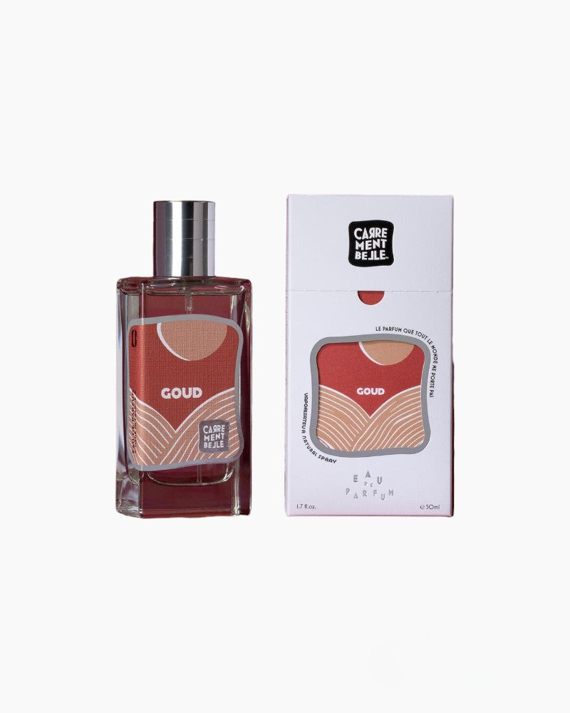 Perfume Goud de Carrément Belle 50 ml con notas de oud aquilaria, sándalo y nuez moscada unisex.