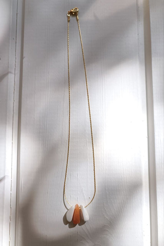 Colgante Flor - blanco