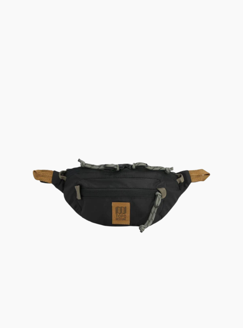 Riñonera Topo Designs Mountain Waist Pack Black Neutral reciclada