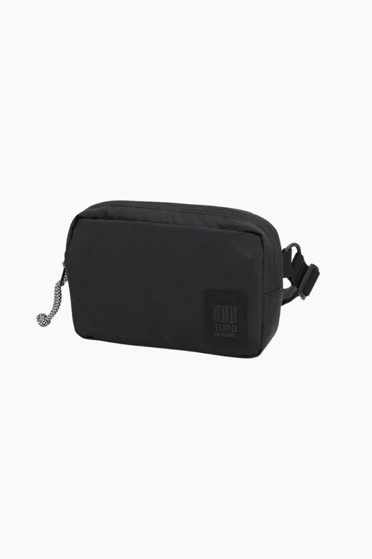 Riñonera Topo Designs Ripstop Belt Bag Black de nylon reciclado