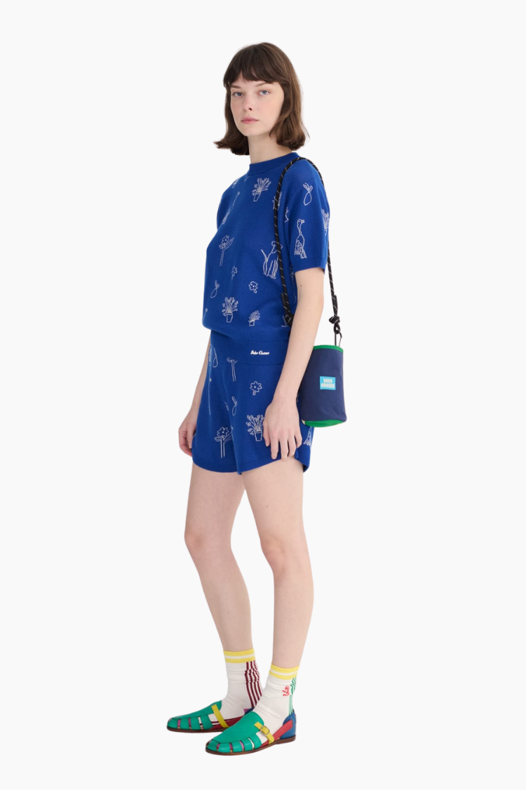 Shorts Bobo Choses Summer Trip jacquard mujer algodón orgánico