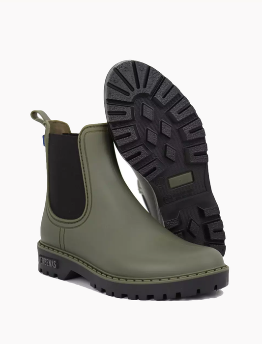 Botas Agua Gaudi Mate Kaki-Negro