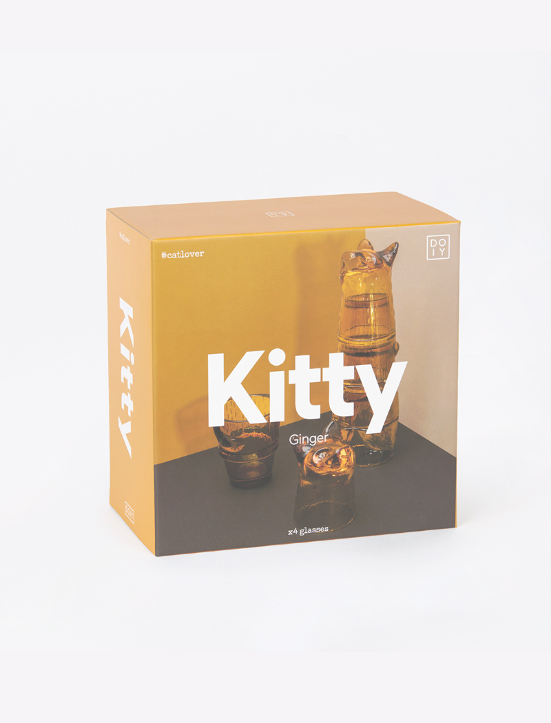 Juego de vasos Kitty - ginger