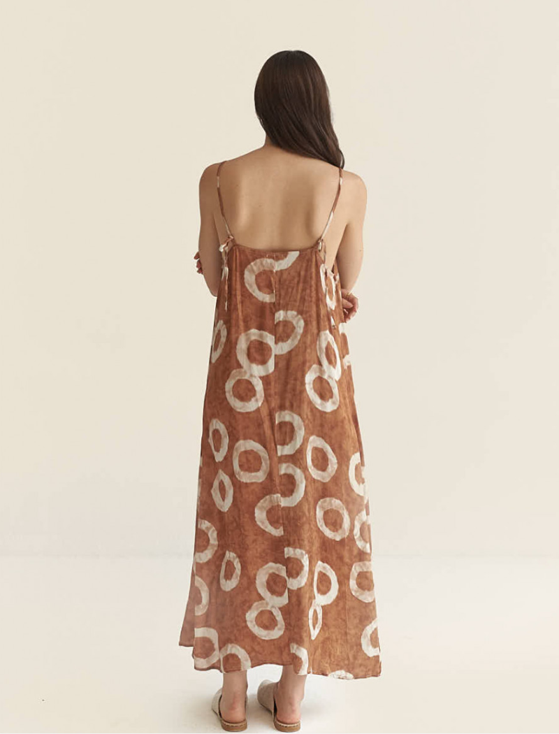 Vestido Priamus - cobre