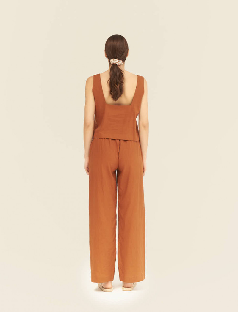 Pantalón Culotte Oscarela - cobre