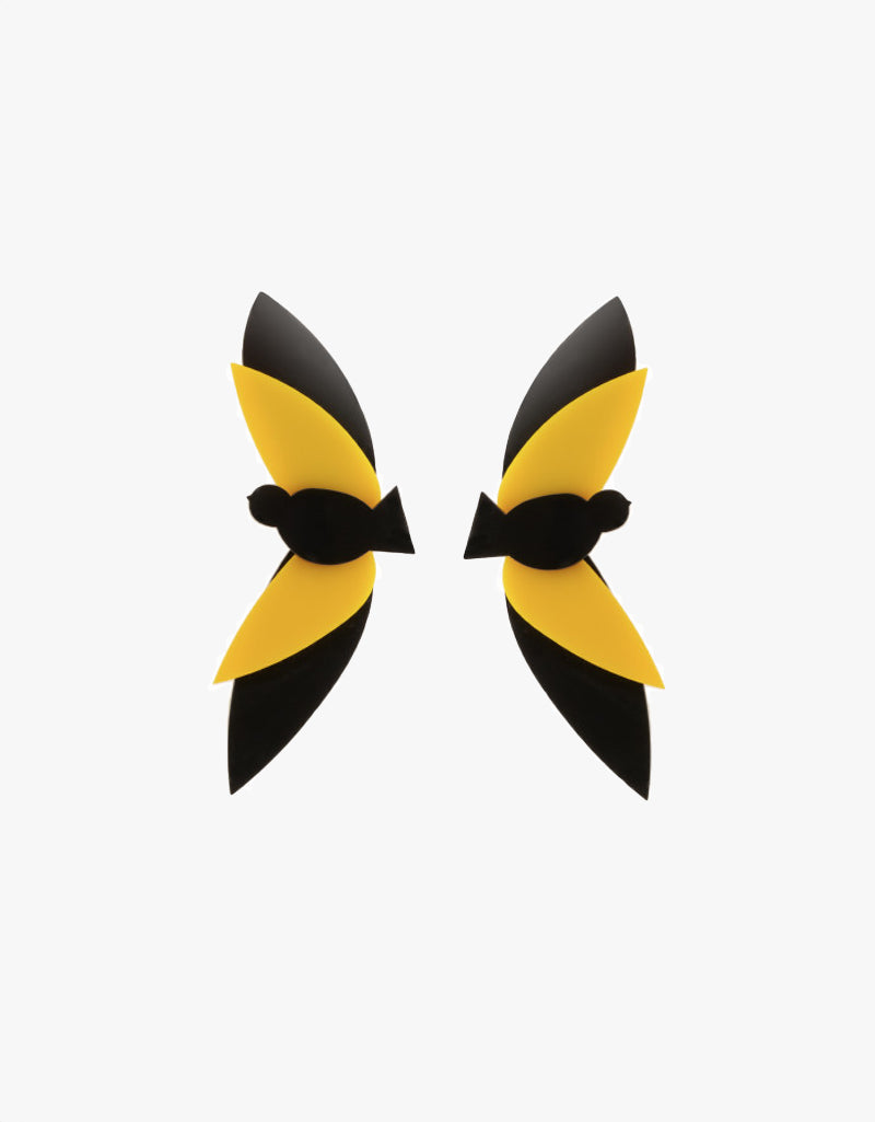 Pendientes ave del paraiso - Tequila Sunset