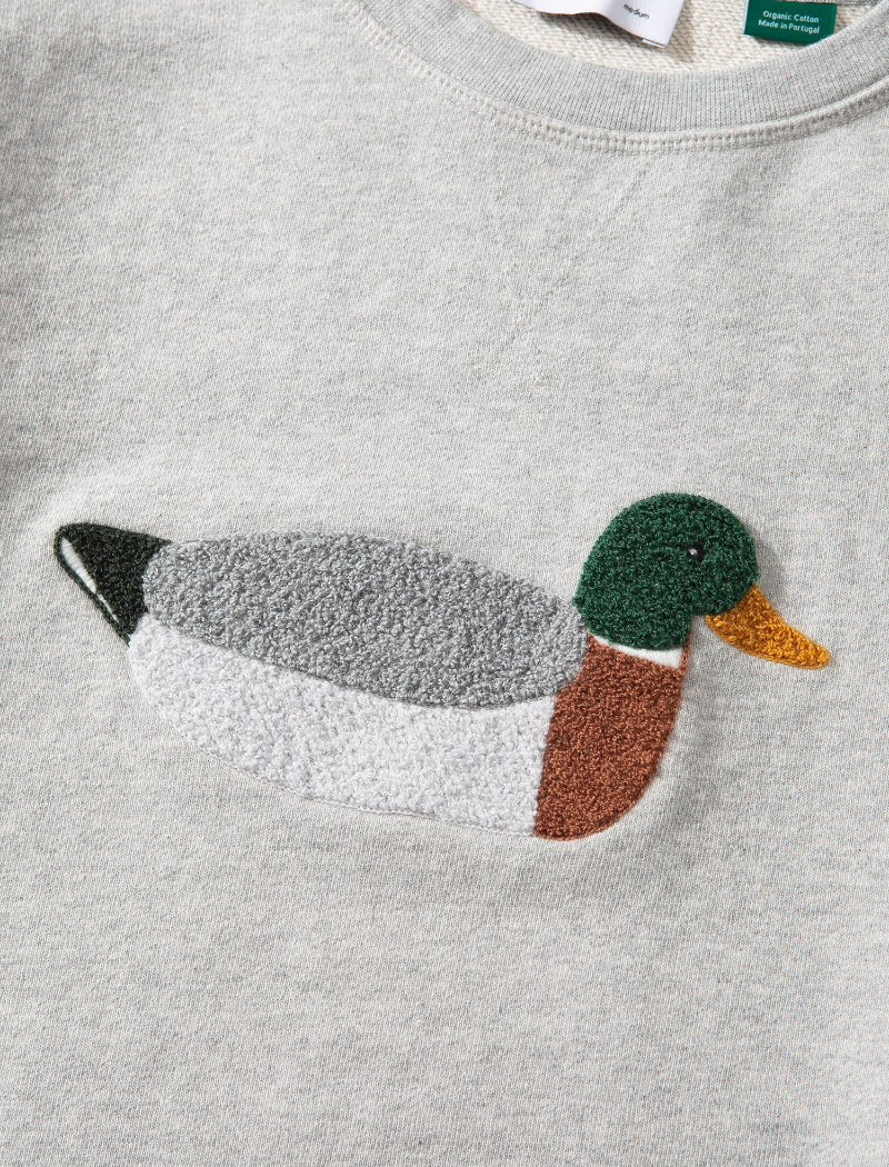 Sudadera duck hunt ns - plain grey melange