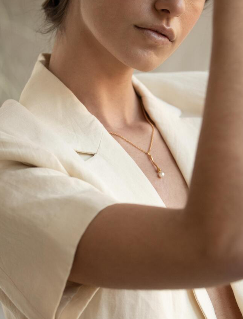 Gargantilla Eclat - perla