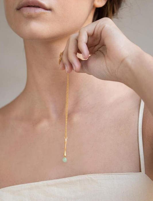 Gargantilla Eclat - crisopraso