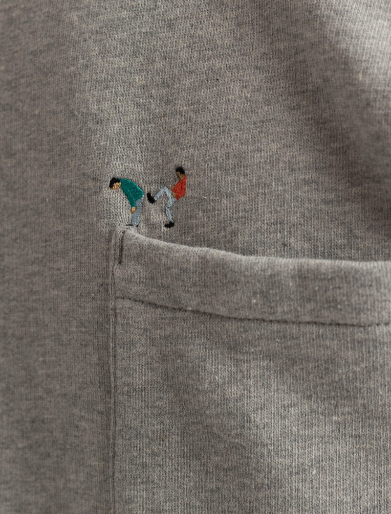 Sudadera kick - grey melange