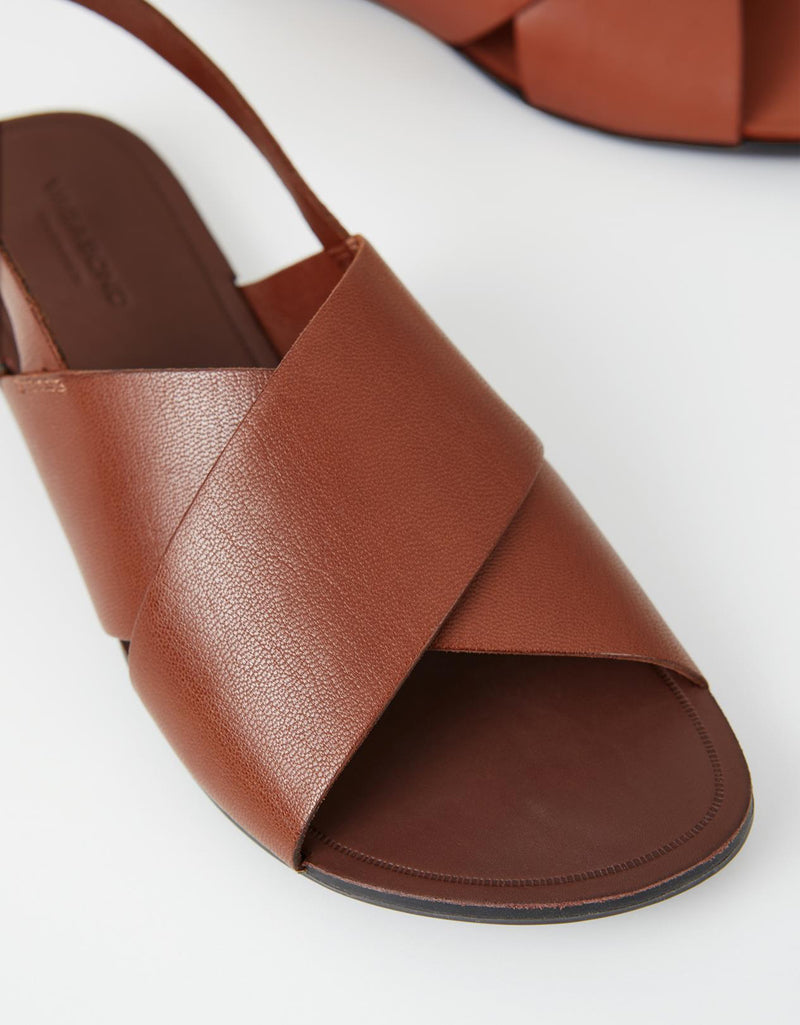 Sandalias Tia cruzadas - cognac - Tequila Sunset