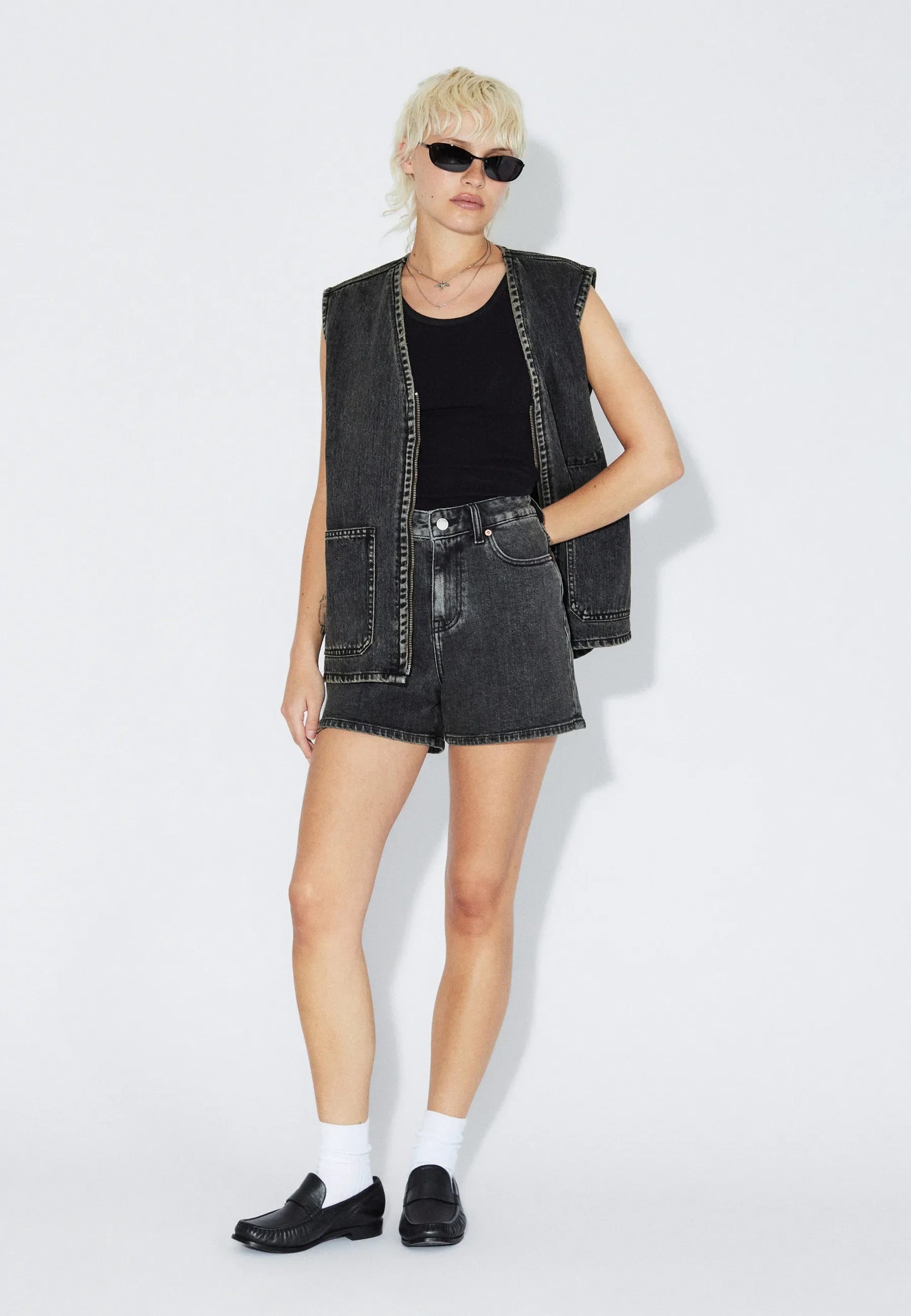 Shorts Nora - Tar Aged Black