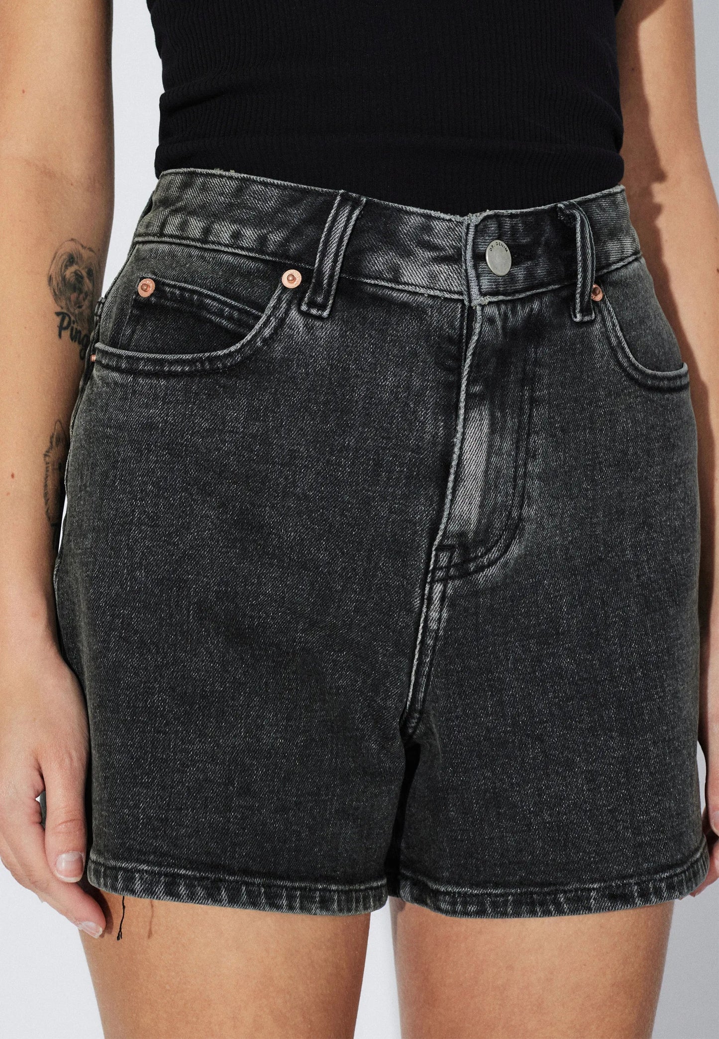 Shorts Nora - Tar Aged Black