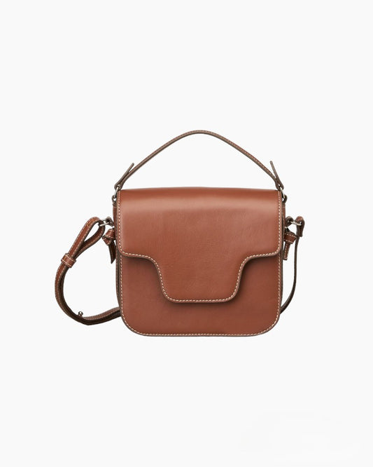 BOLSO PIEL IRIS - MOCHA BROWN