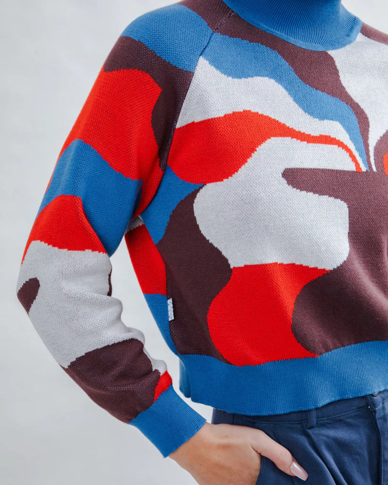 Jersey Corto Jacquard Sobremesa