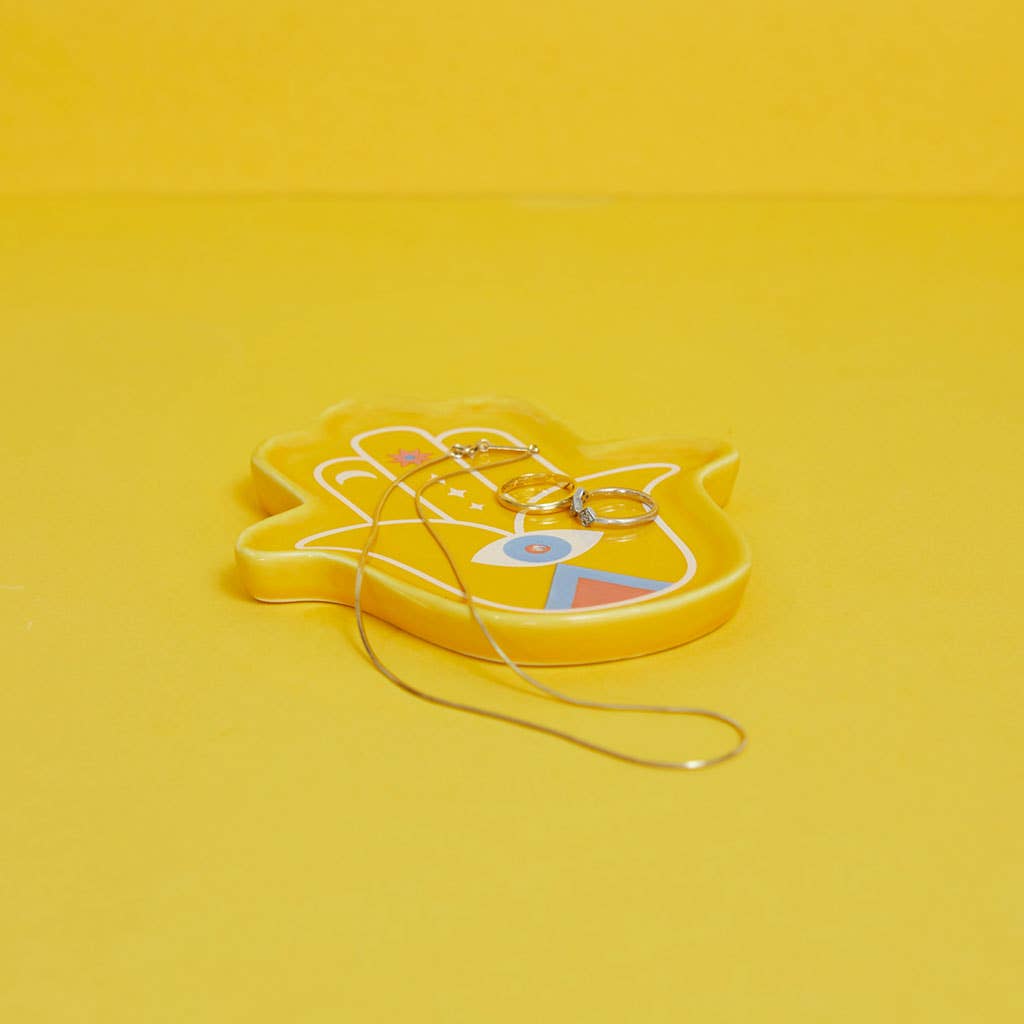 Porta incienso Lucky Hand amarillo