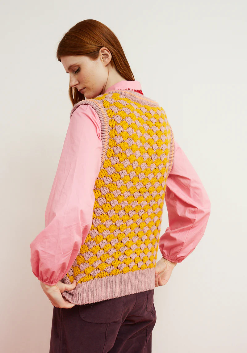 Chaleco CrissCross Rosa