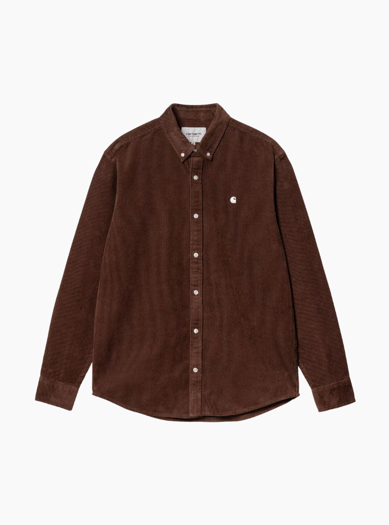 Camisa L/S Madison Cord - offroad / wax