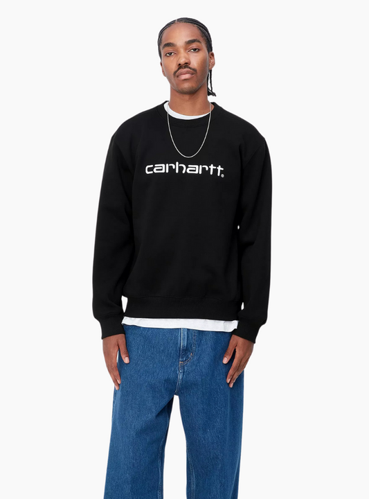 Sudadera Carhartt - black / white