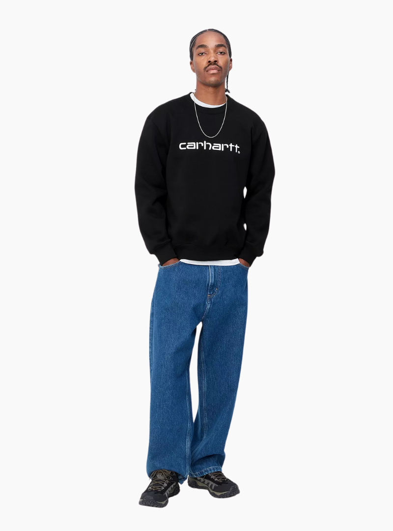 Sudadera Carhartt - black / white