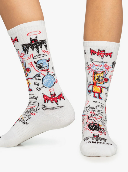 Calcetines Athletic Basquiat Batman