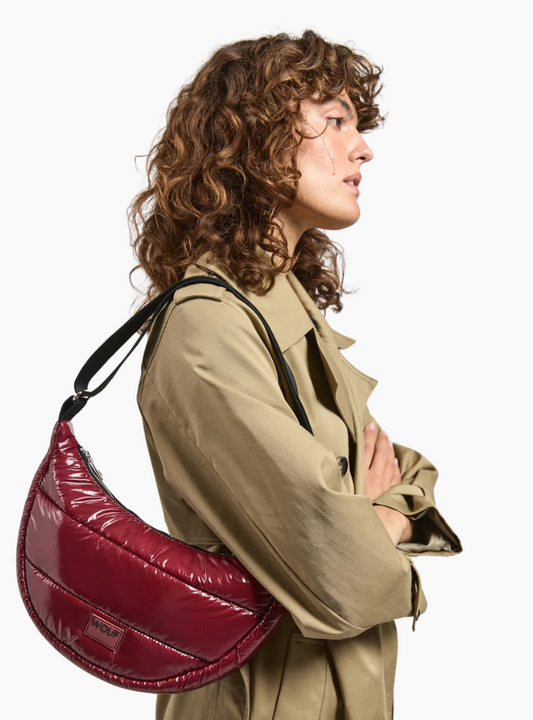 Bolso bandolera Burgundy Glossy