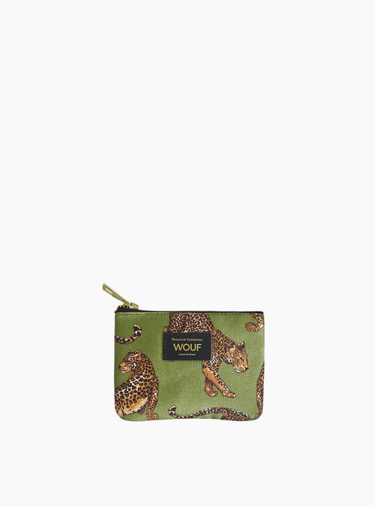 Monedero Olive Leopard