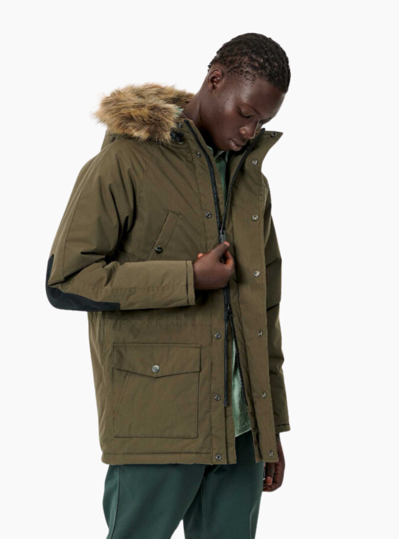 Abrigo Trapper Parka - cypress