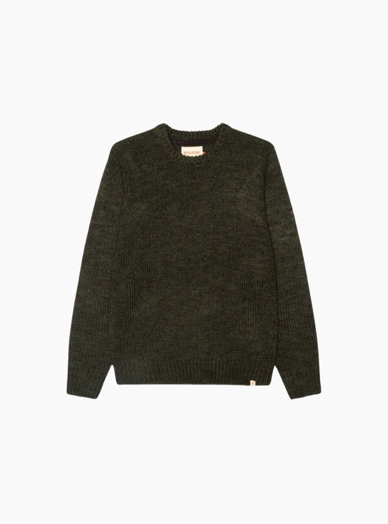 Jersey structured knit - green