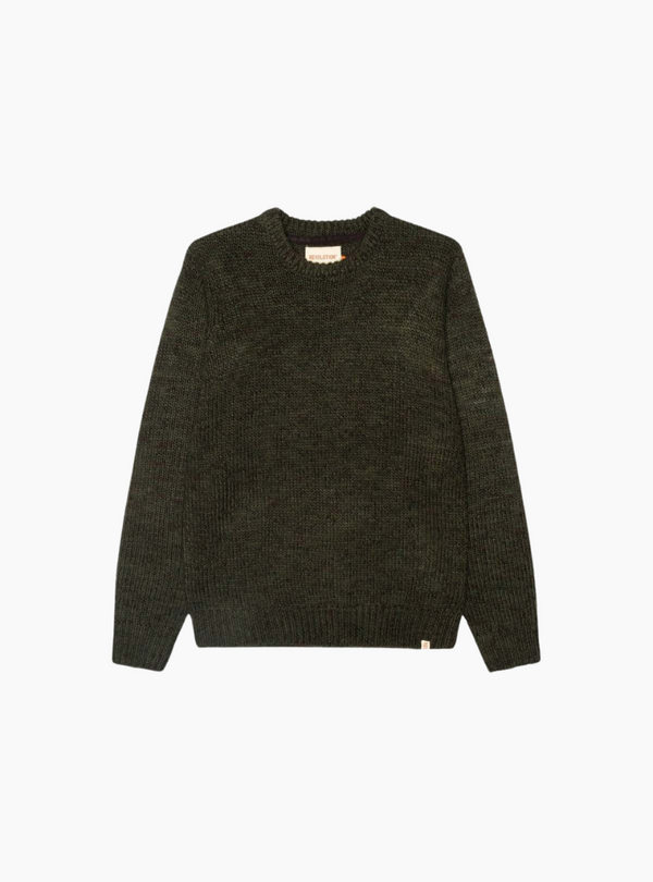 Jersey structured knit - green