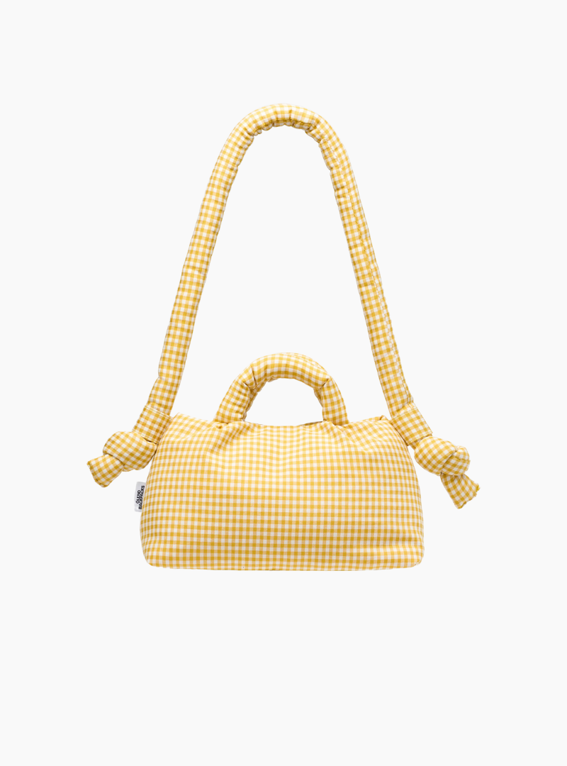 Mini Ona soft bag - yellow vichy (limited)