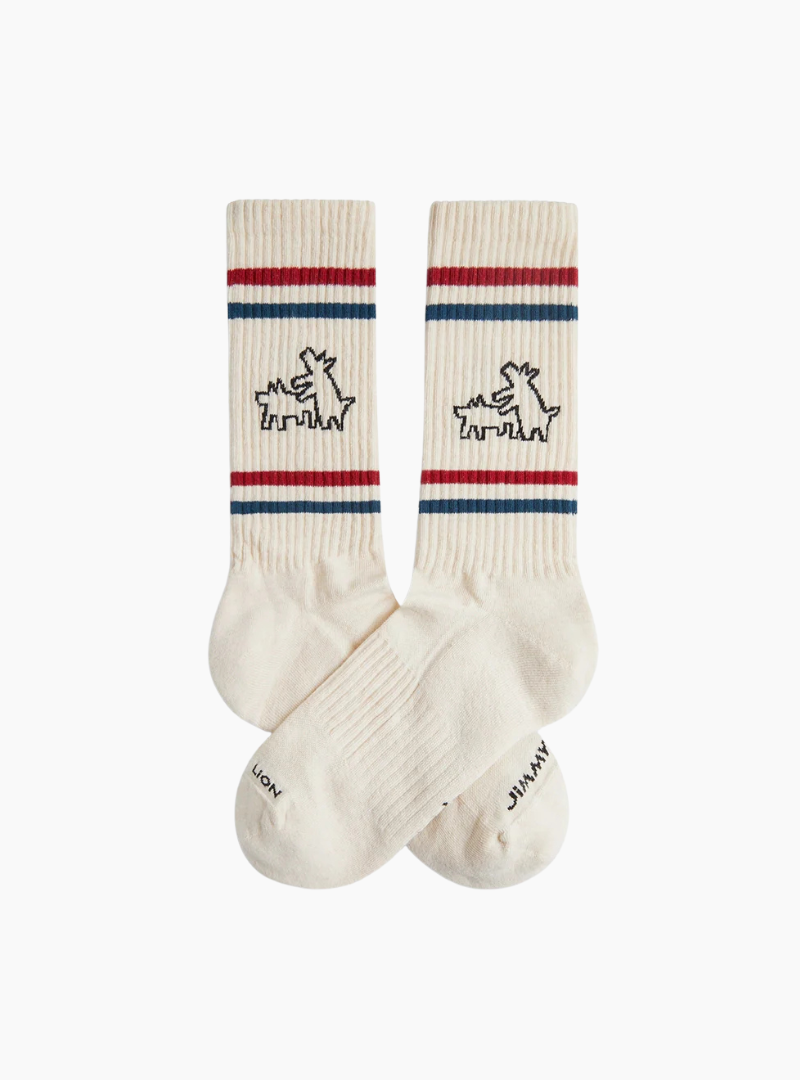 Calcetines Athletic Keith Haring Two Dogs