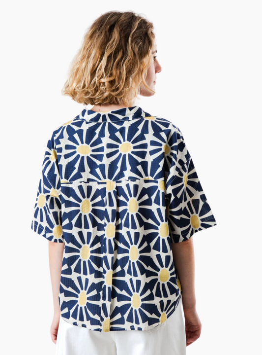 Blusa Cropped Marisol - navy