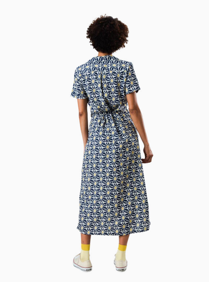 Vestido Largo Marisol Navy