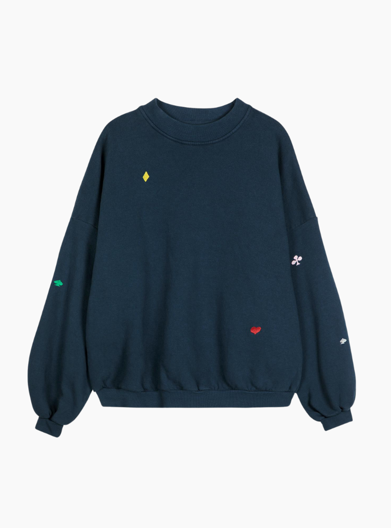Sudadera Navy relaxed