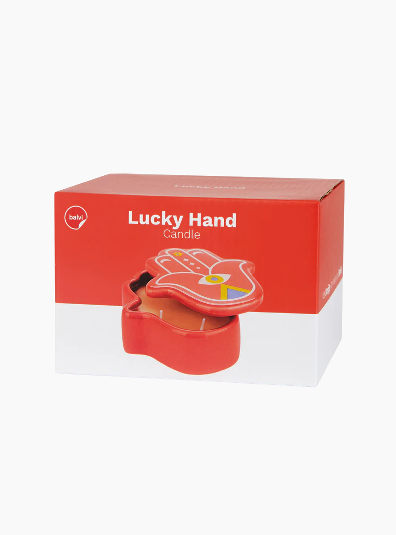 Vela Lucky Hand amarilla