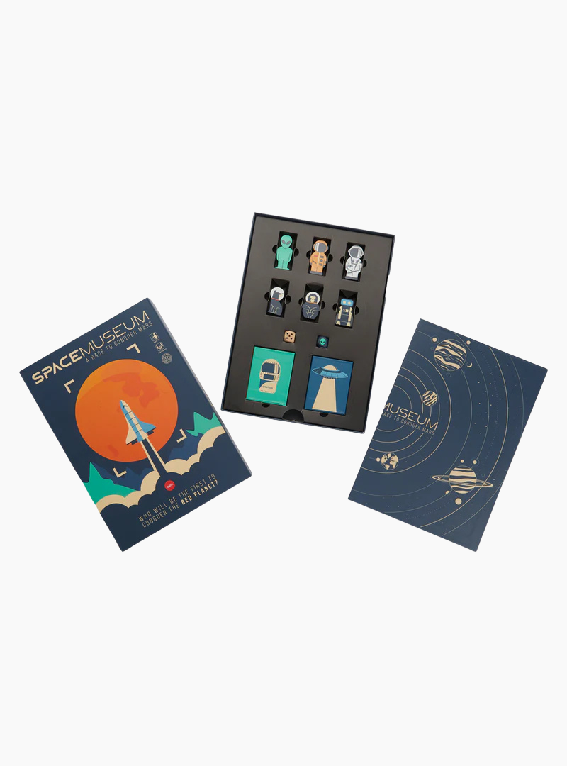 Juego de mesa Space Museum madera/cartón