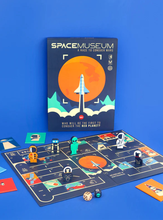 Juego de mesa Space Museum madera/cartón