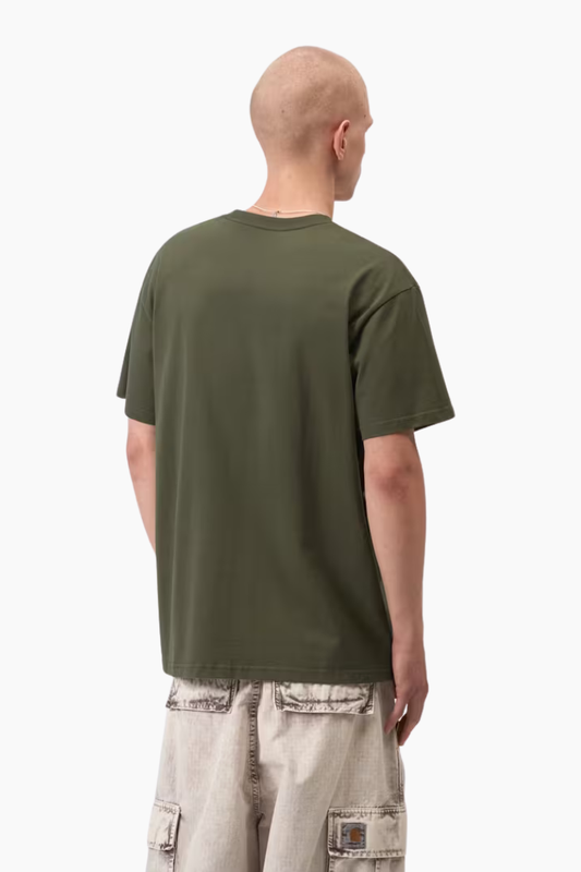 Camiseta Carhartt S/S Chase Leaf / Gold