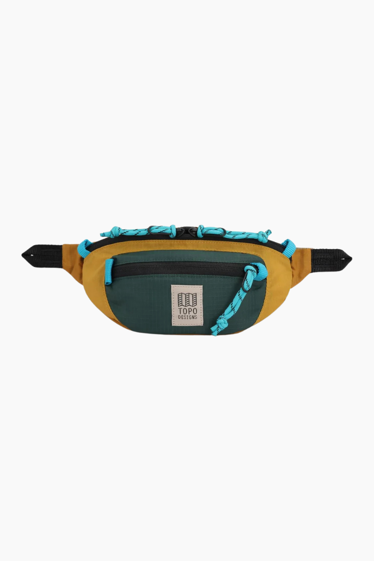 Riñonera Mountain Waist Pack - Mustard / Forest