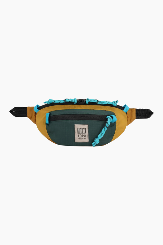 Riñonera Mountain Waist Pack - Mustard / Forest