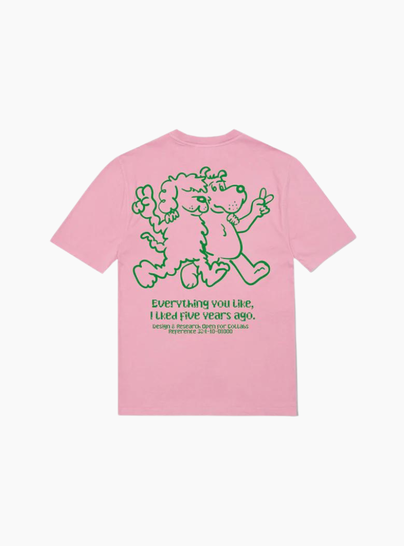 CAMISETA DESIGN & RESEARCH PINK