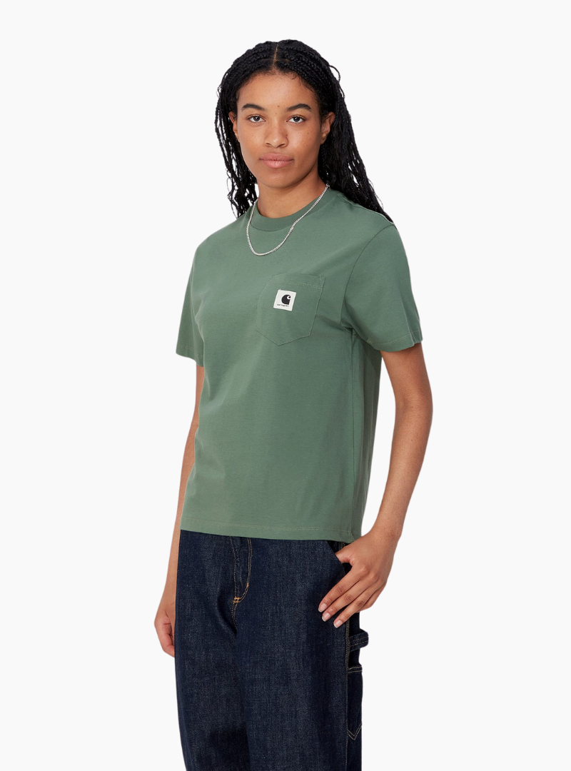 Camiseta W' S/S Pocket - duck green