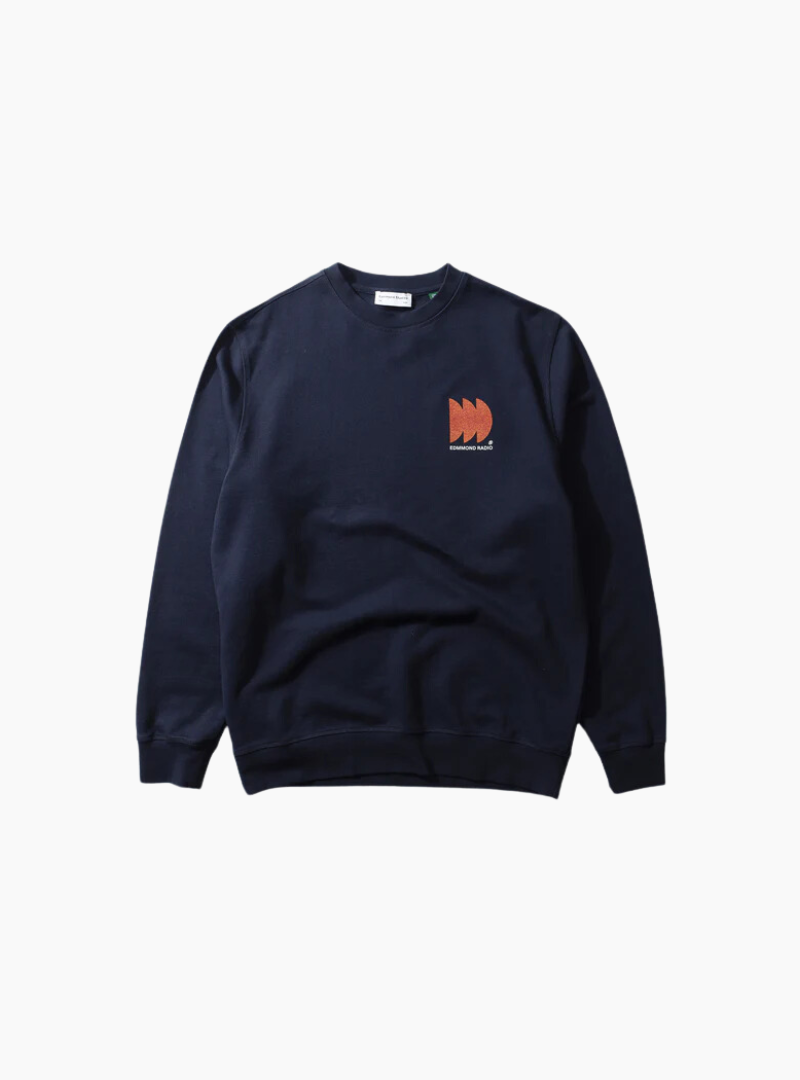 Sudadera Edmmond Radio Texture navy