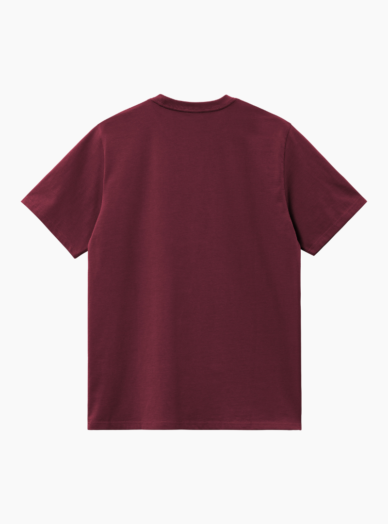 Camiseta S/S Pocket - malbec