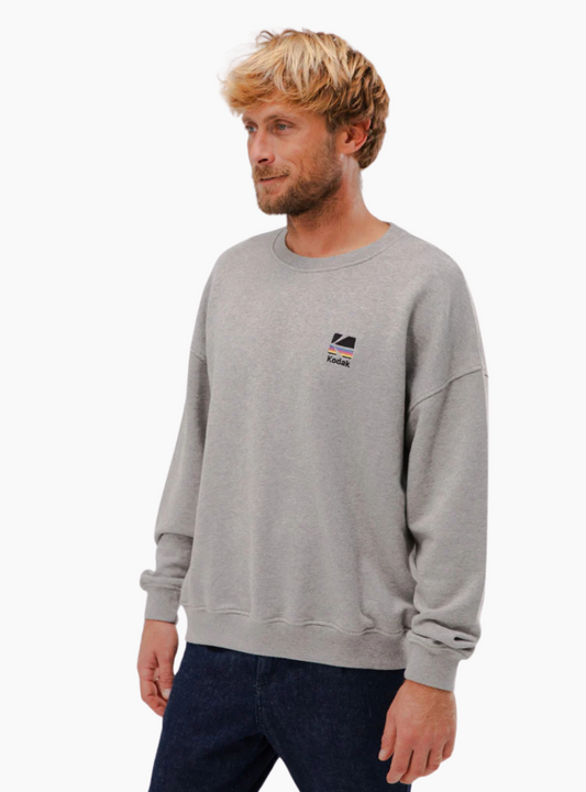 Sudadera Oversize Kodak - Gris Melange