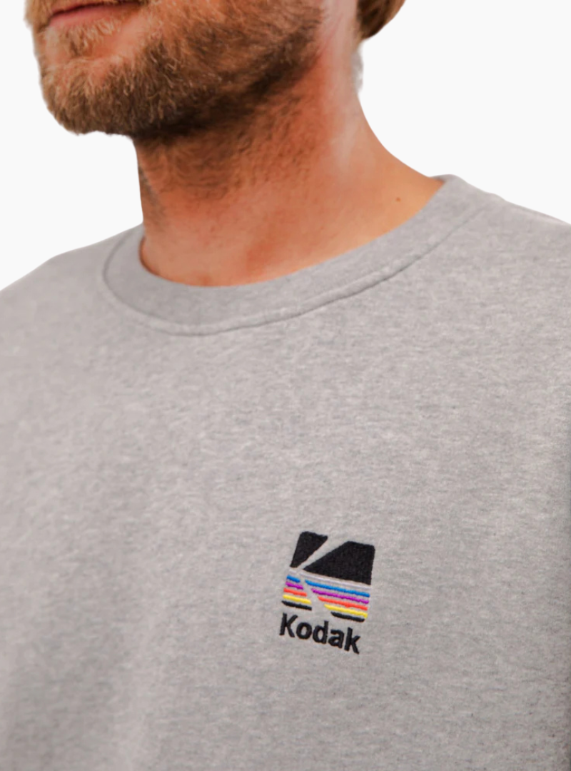 Sudadera Oversize Kodak - Gris Melange